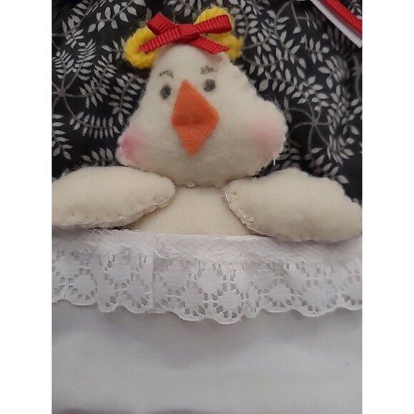 Vintage Handmade Mother Hen and Chick, 23” Long With “Dress Pouch” Hand Covering - Picture 9 of 13